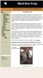 Mobile Screenshot of blackbearforge.com